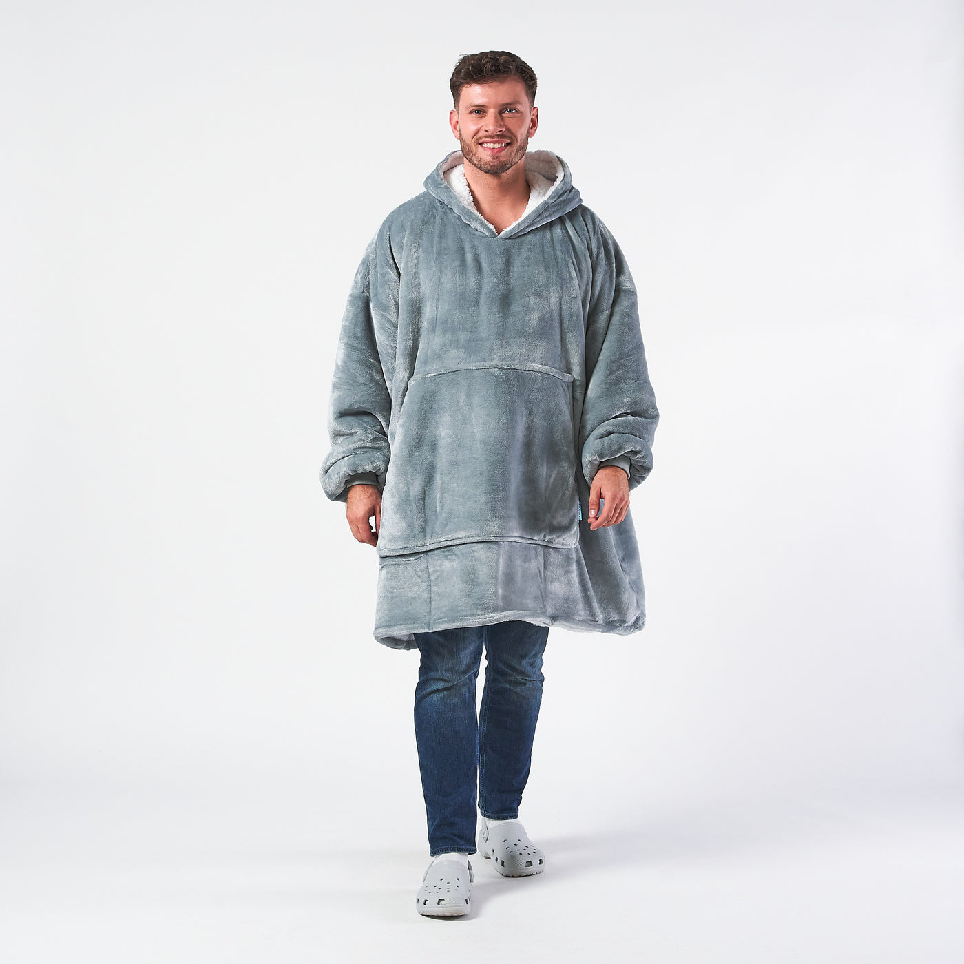 Hoodie Blanket - Light Grey