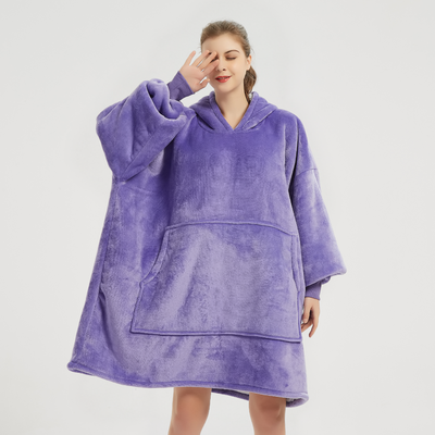 Hoodie Blanket - Purple