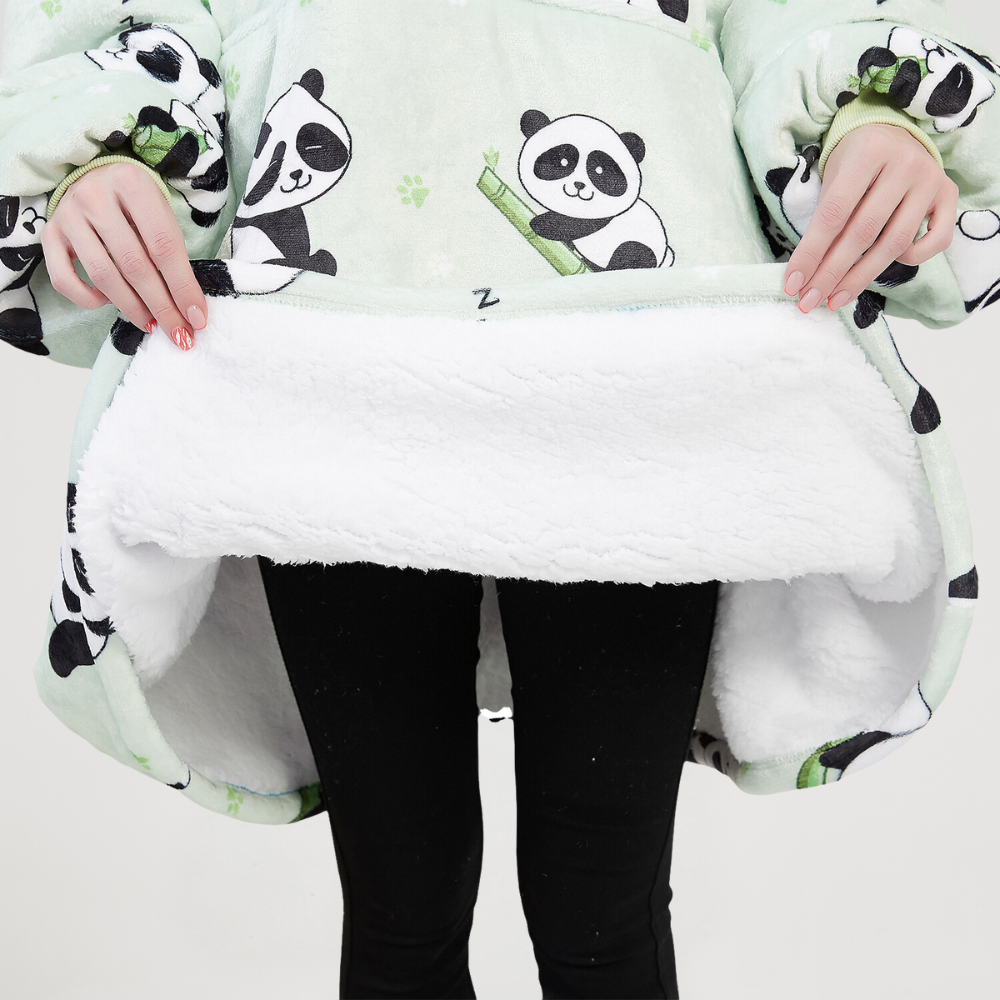 Hoodie Blanket - Panda