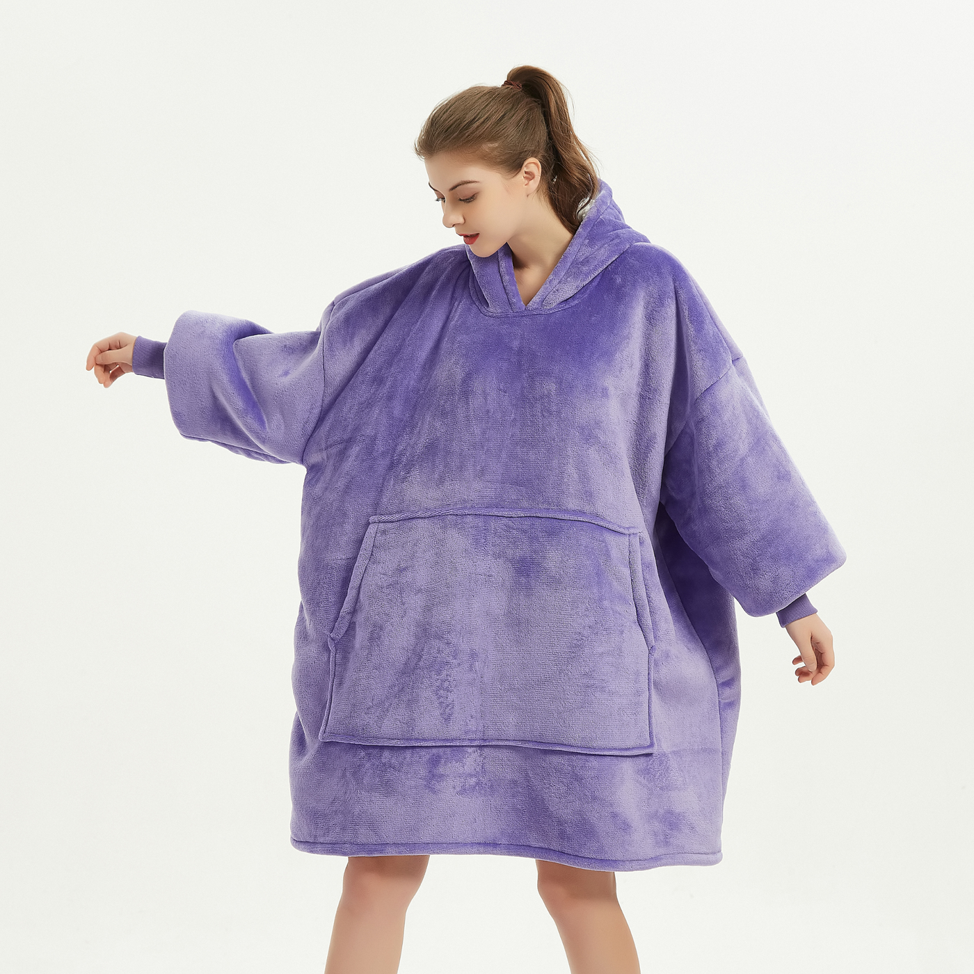 Hoodie Blanket - Purple