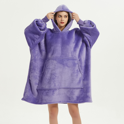 Hoodie Blanket - Purple