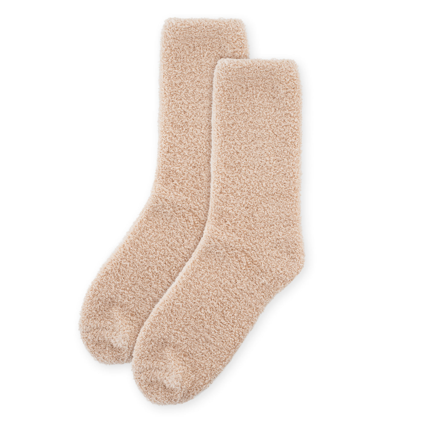 Plain Cosy Socks - Tan