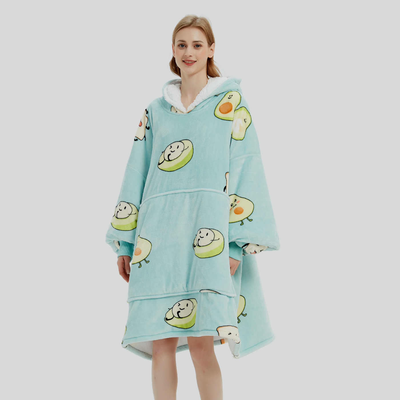 Hoodie Blanket - Avocado