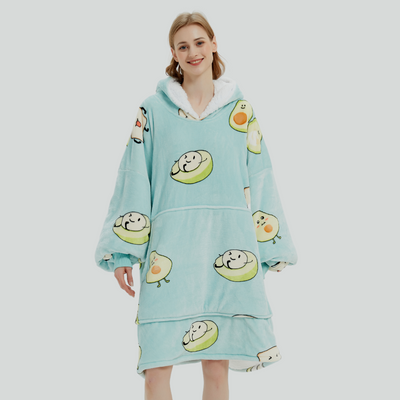 Hoodie Blanket - Avocado