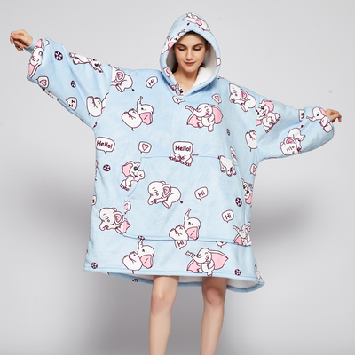 Hoodie Blanket - Elephant