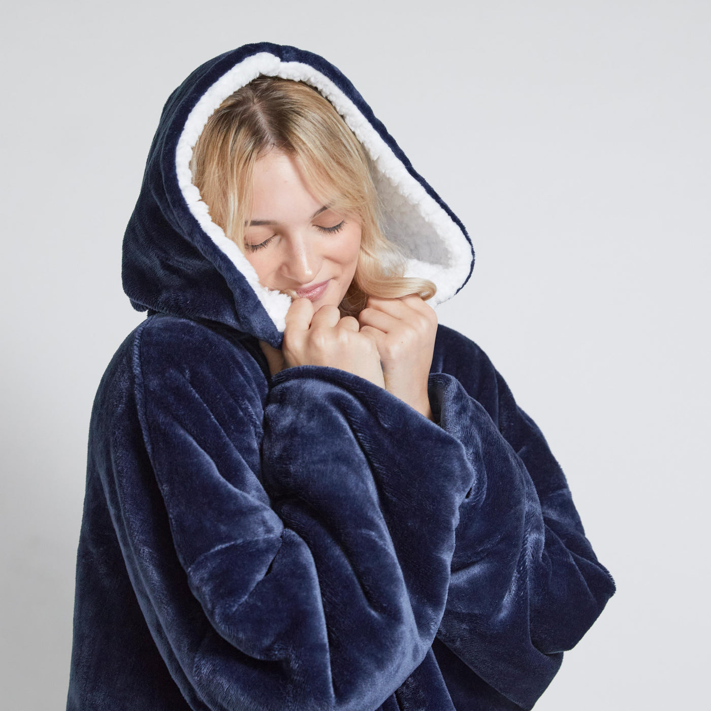 Hoodie Blanket - Navy