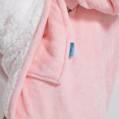 Kids Hoodie Blanket - Pink