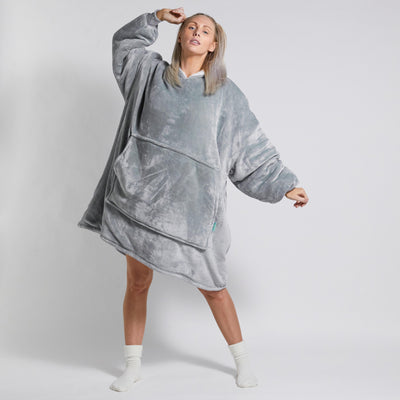 Hoodie Blanket - Light Grey