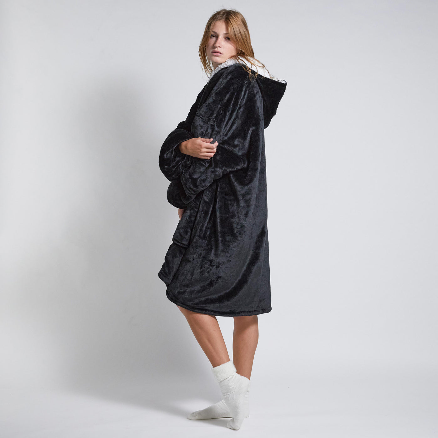 Hoodie Blanket - Black