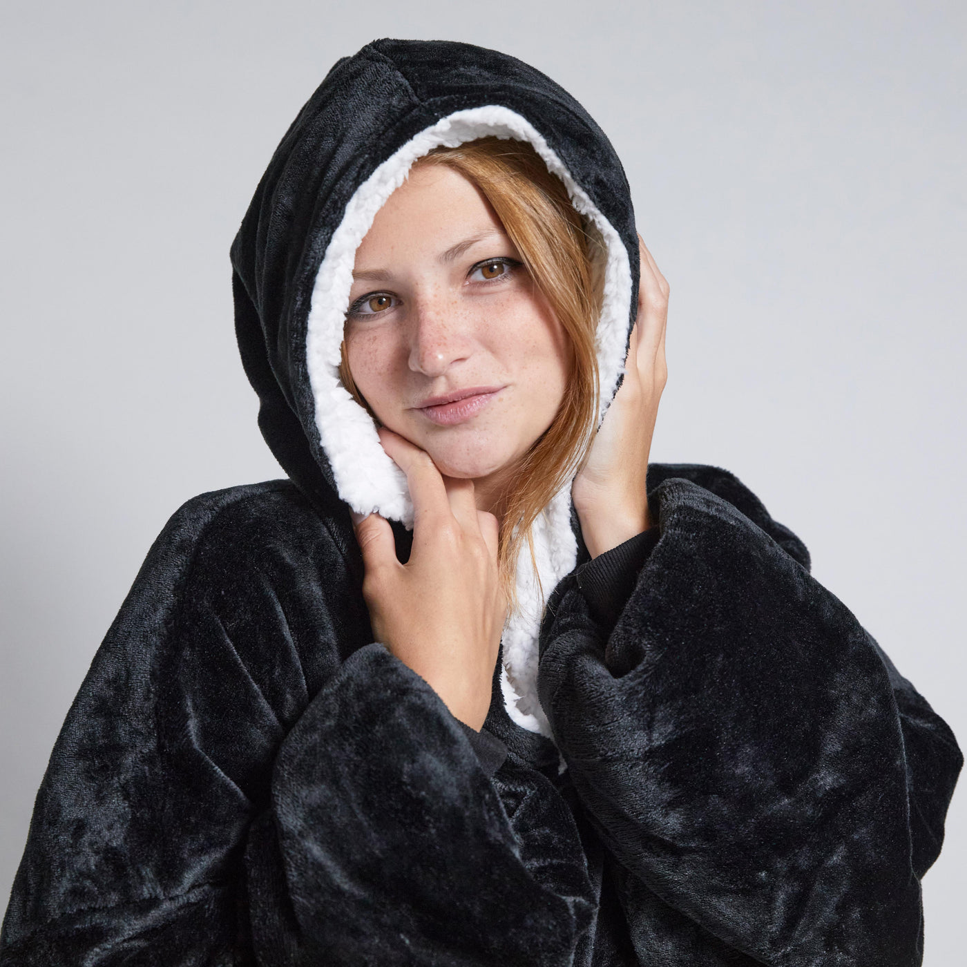 Hoodie Blanket - Black