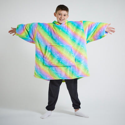 Kids Hoodie Blanket - Rainbow