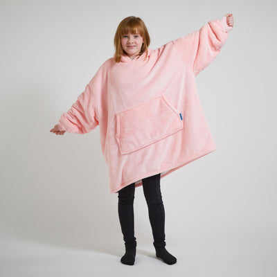 Kids Hoodie Blanket - Pink