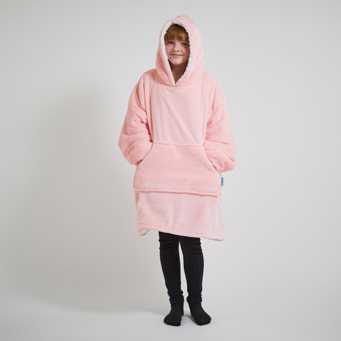 Kids Hoodie Blanket - Pink